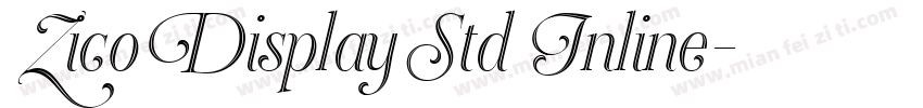 Zico Display Std Inline字体转换